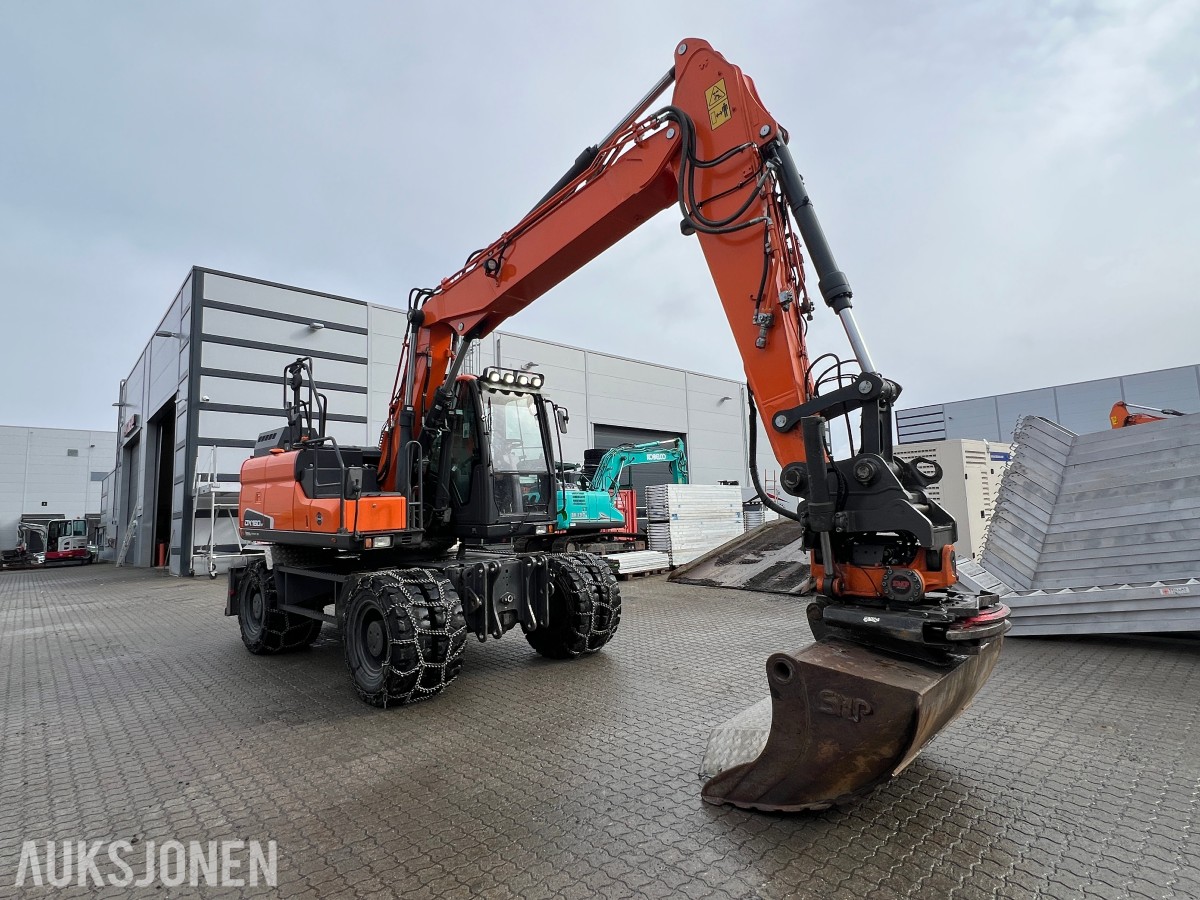 2019 Doosan DX160W-5,Sorteringsskuffe og sorteringsklype