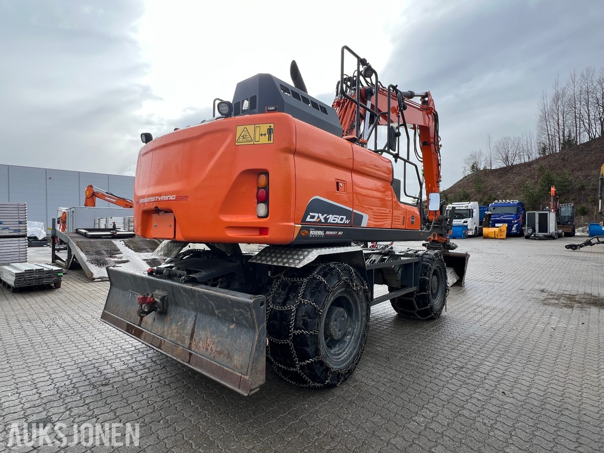 2019 Doosan DX160W-5,Sorteringsskuffe og sorteringsklype