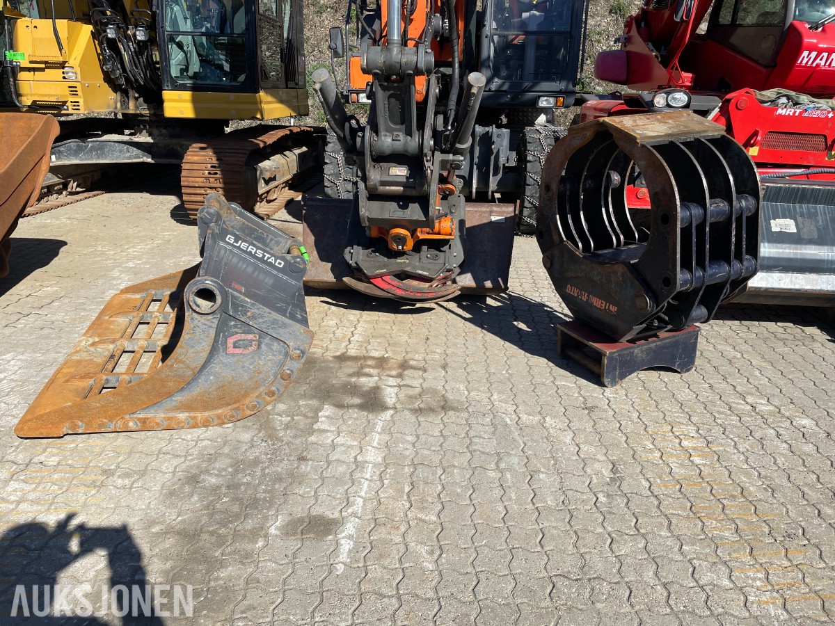 2019 Doosan DX160W-5,Sorteringsskuffe og sorteringsklype