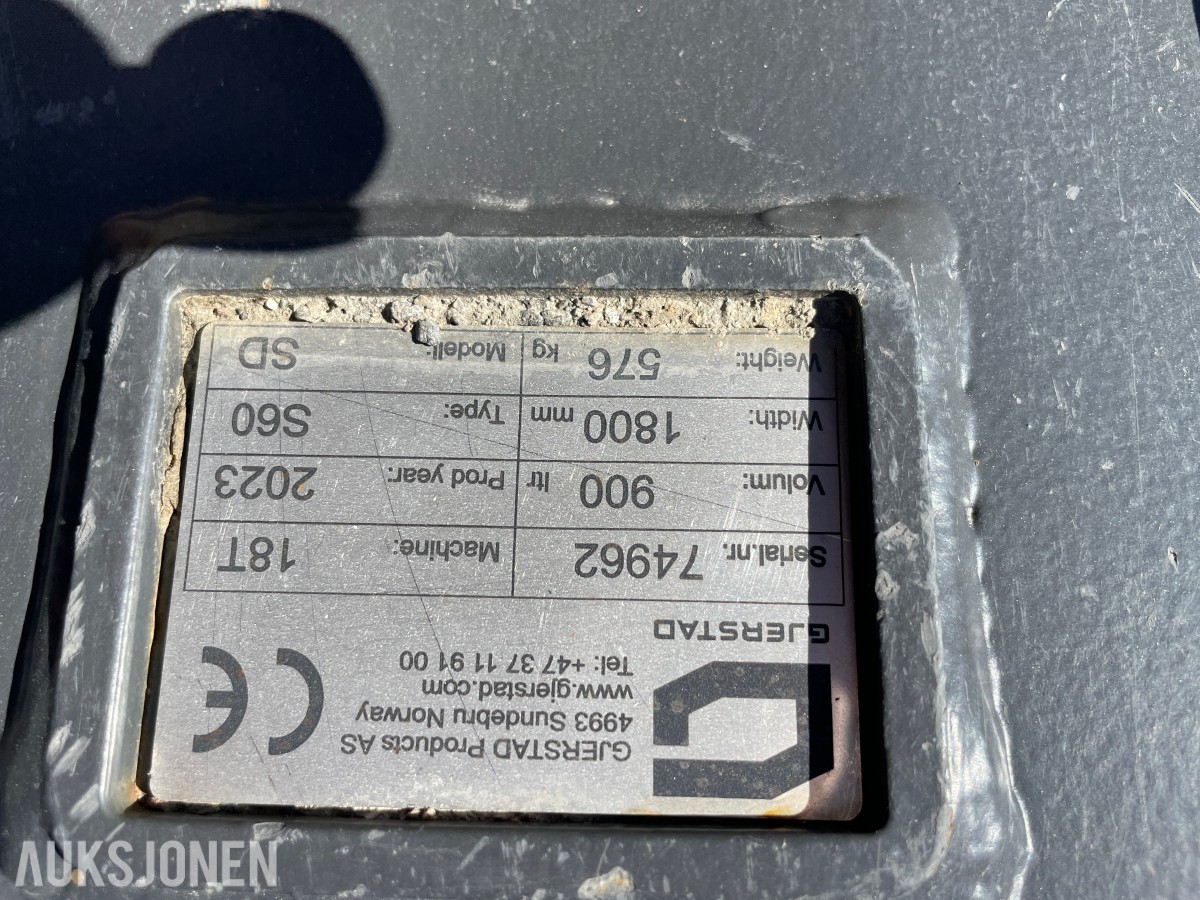 2019 Doosan DX160W-5,Sorteringsskuffe og sorteringsklype