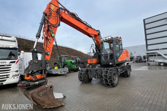 2019 Doosan DX160W-5,Sorteringsskuffe og sorteringsklype