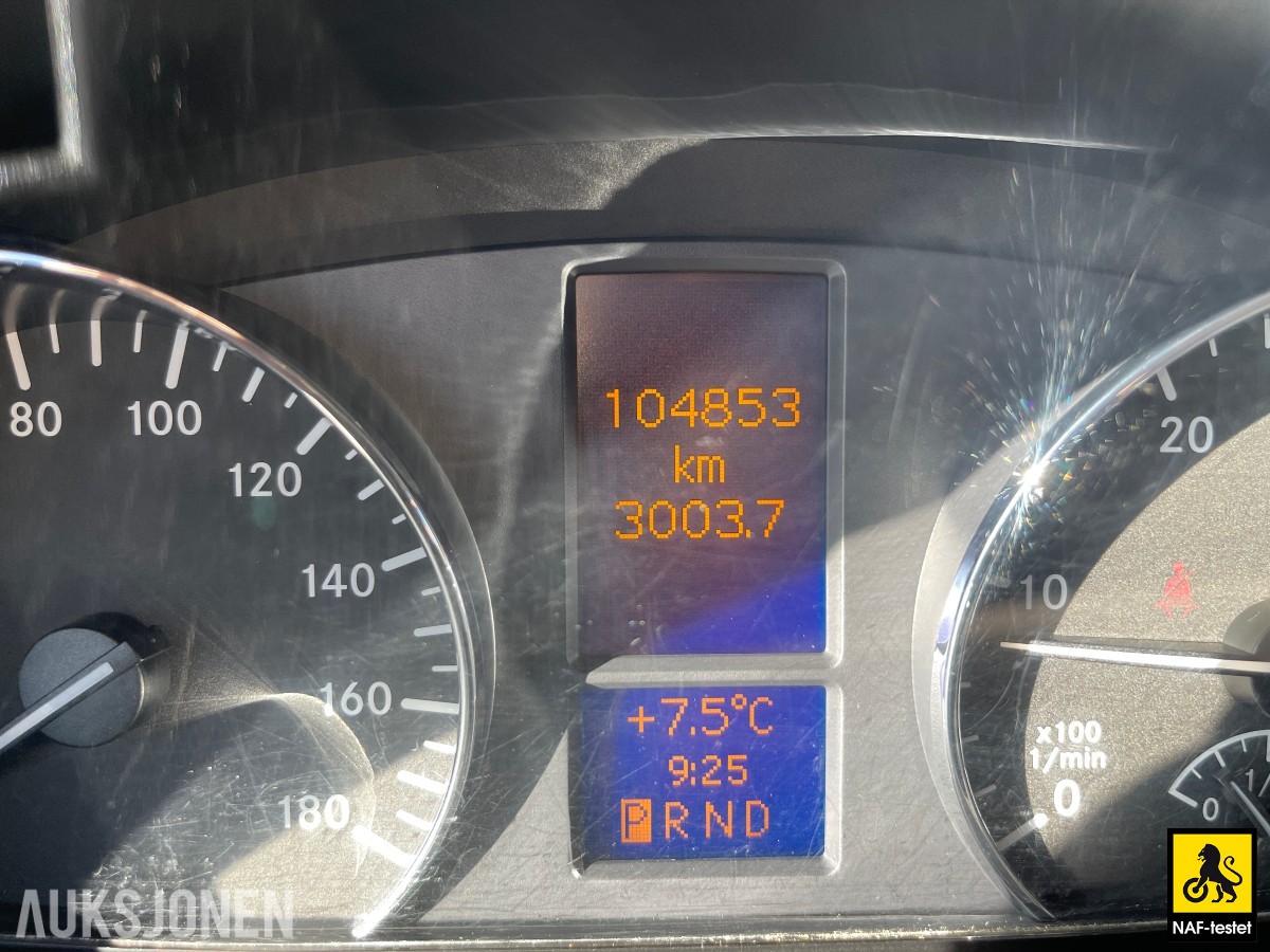 2017 Mercedes-Benz Sprinter 316 CDI 163HK AUTOMAT HENGERFESTE VARMER KAMERA 3-SETER