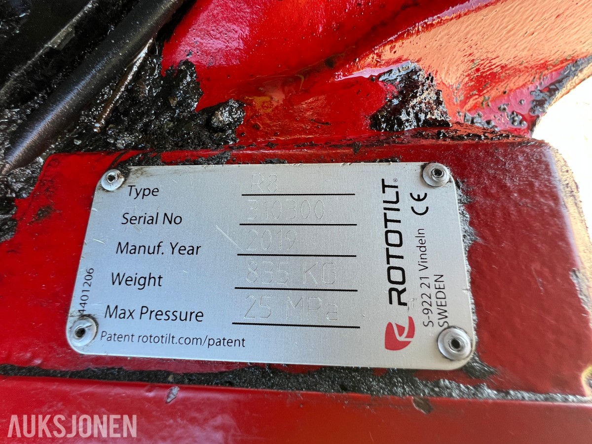 2019 Doosan DX 235 LCR-5 Rototilr, webasto, sentralsmøring