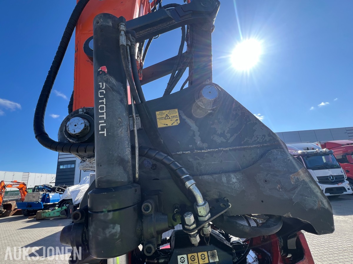 2019 Doosan DX 235 LCR-5 Rototilr, webasto, sentralsmøring