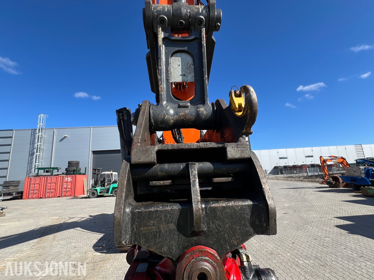 2019 Doosan DX 235 LCR-5 Rototilr, webasto, sentralsmøring