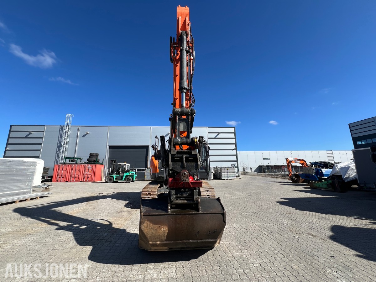 2019 Doosan DX 235 LCR-5 Rototilr, webasto, sentralsmøring