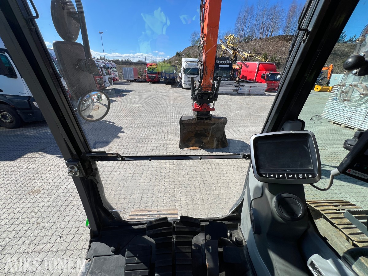 2019 Doosan DX 235 LCR-5 Rototilr, webasto, sentralsmøring