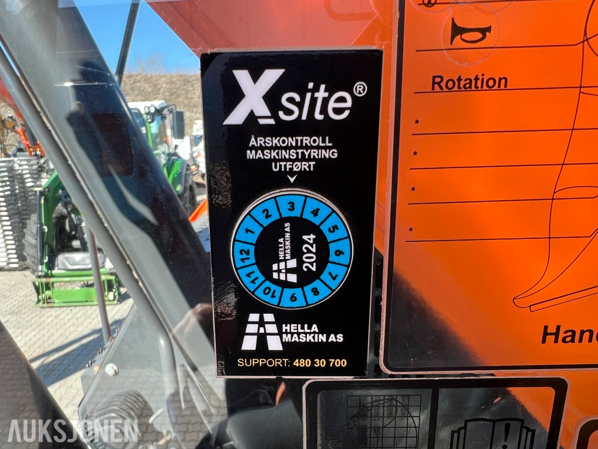 2019 Doosan DX 235 LCR-5 Rototilr, webasto, sentralsmøring