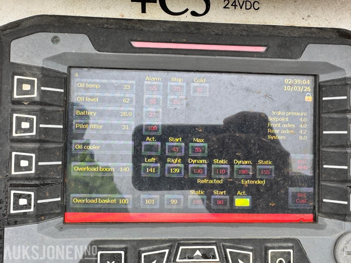 2016 Volvo FMX460 liftbil EURO 6
