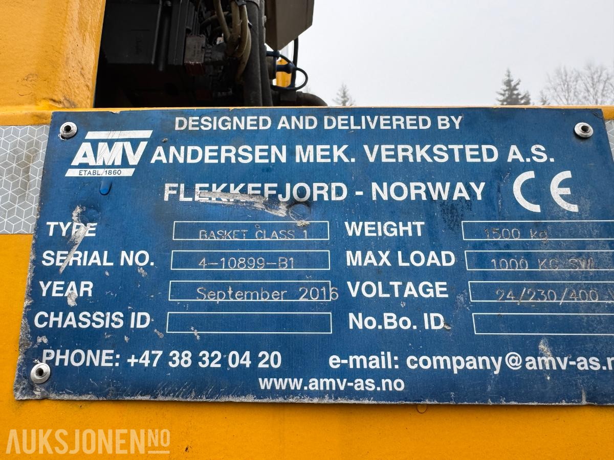 2016 Volvo FMX460 liftbil EURO 6