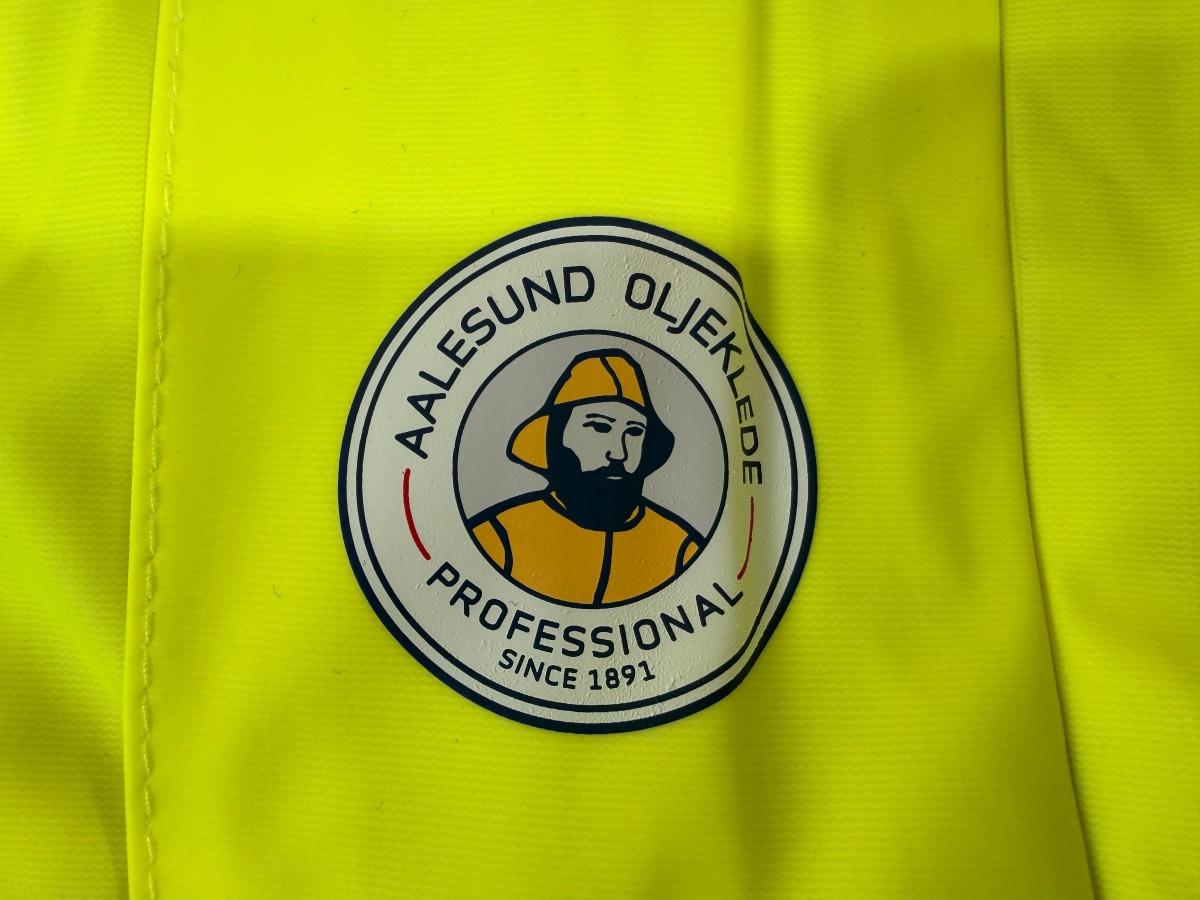 26 stk Aalesund Oljeklede Snehvit vattert regnjakke 2XL – Hi-Vis gul