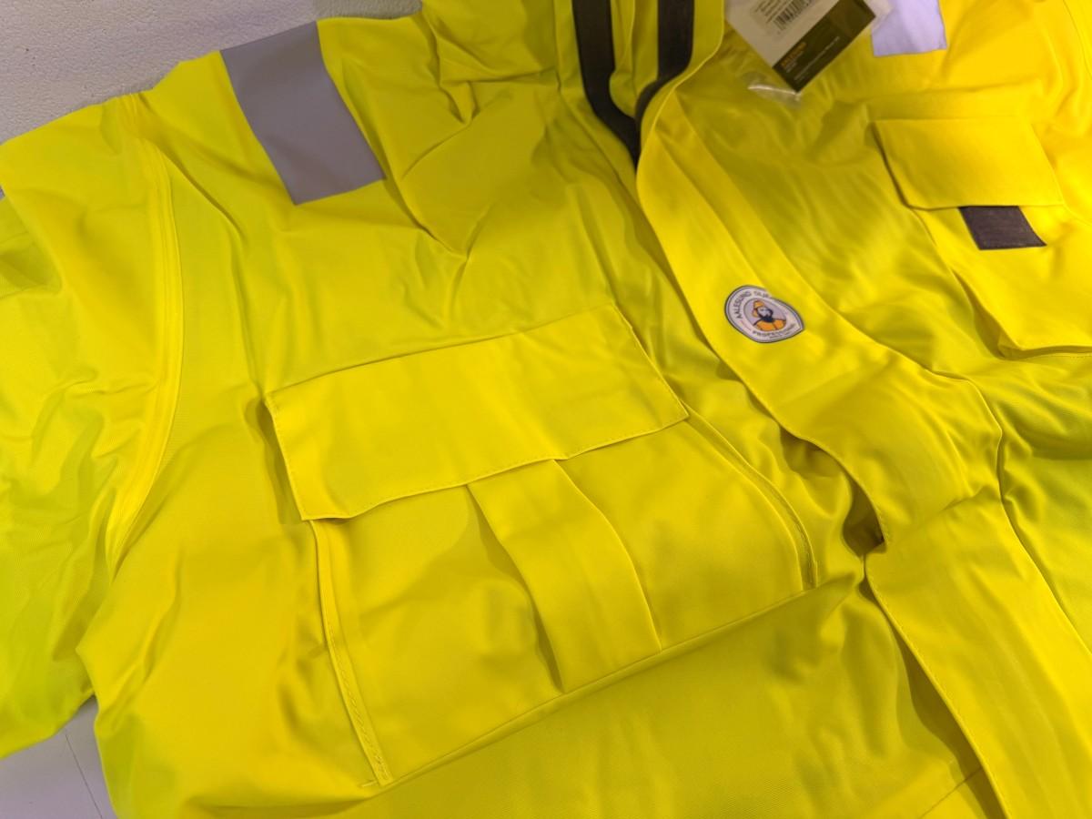 26 stk Aalesund Oljeklede Snehvit vattert regnjakke 2XL – Hi-Vis gul
