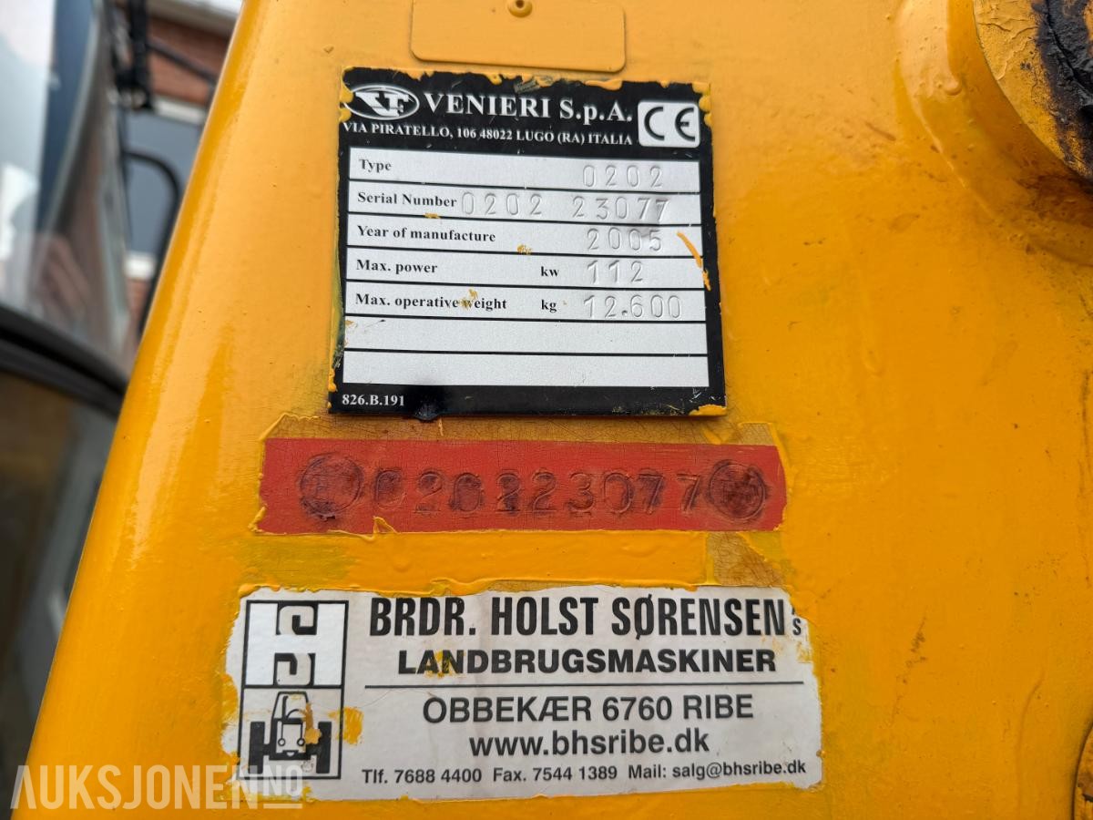 2005 Venieri VF 9015 Hjullaster, 10569 timer
