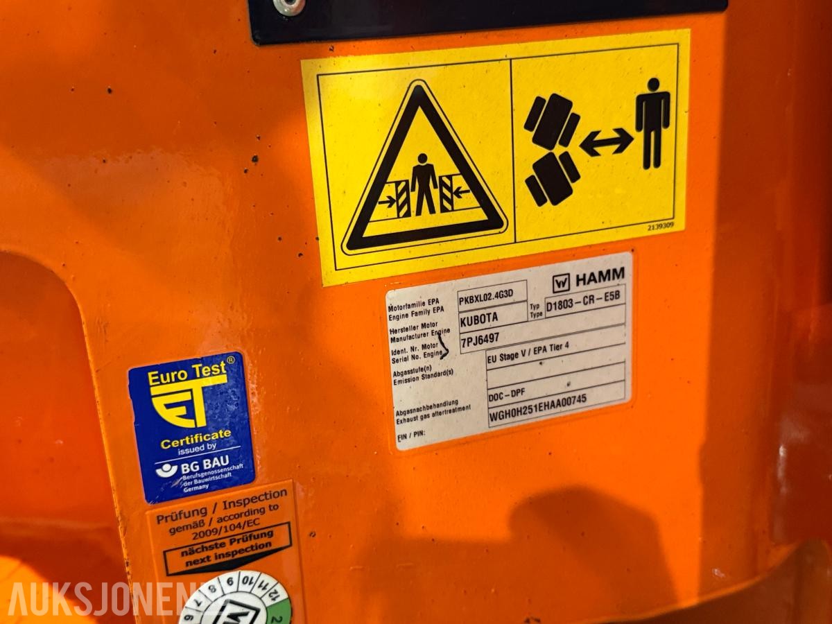 2023 Hamm HD 10i VV tandemvals / 441 timer