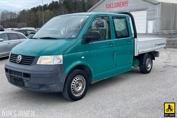 2008 Volkswagen TRANSPORTER DOKA 2.5 D 131HK 4MOTION HENGERFESTE PLAN A/C EU UT JAN -28 