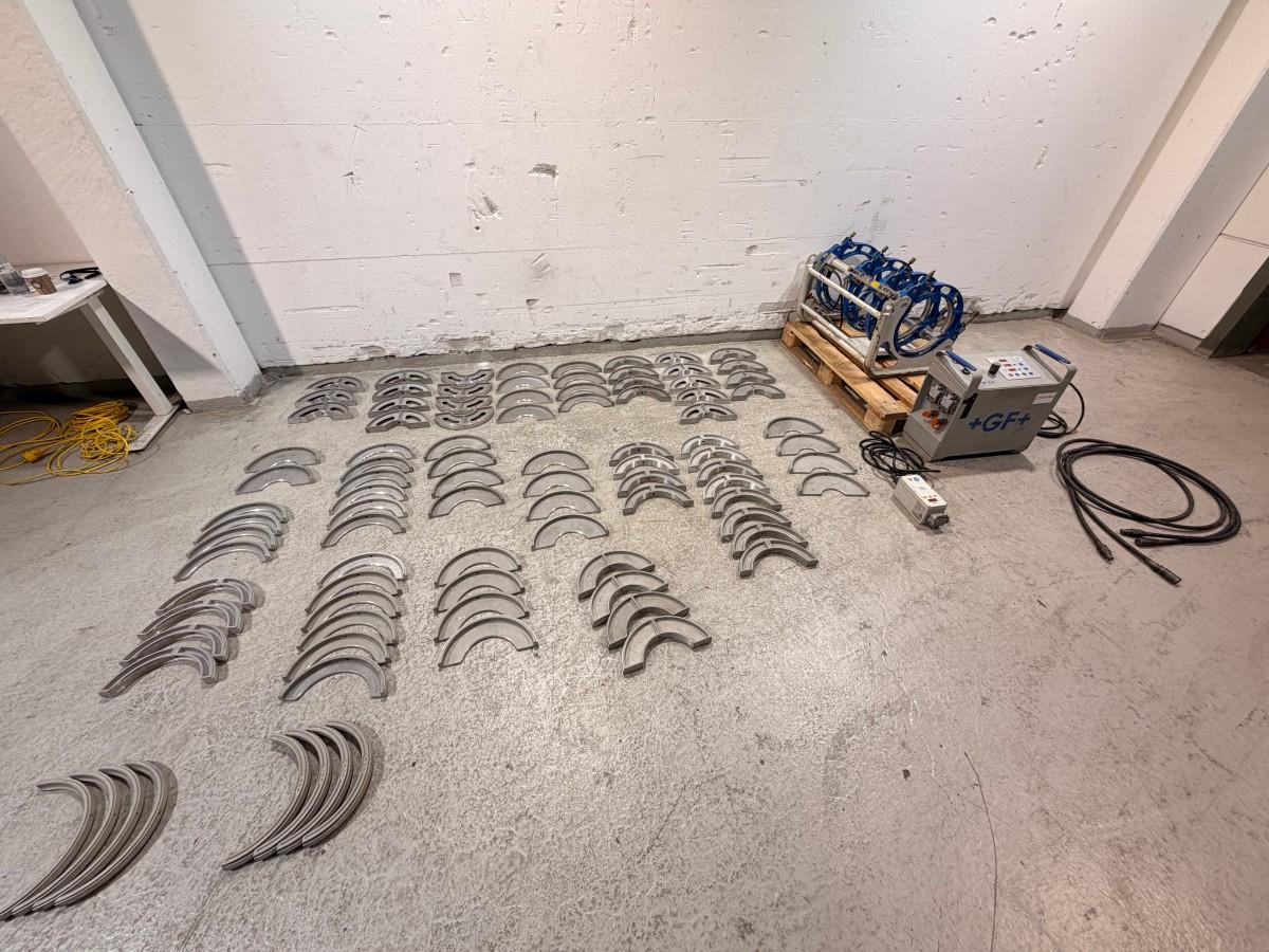 2023 GF 315 TOP PE-rørsveisemaskin 90–315 mm med reduksjonssett