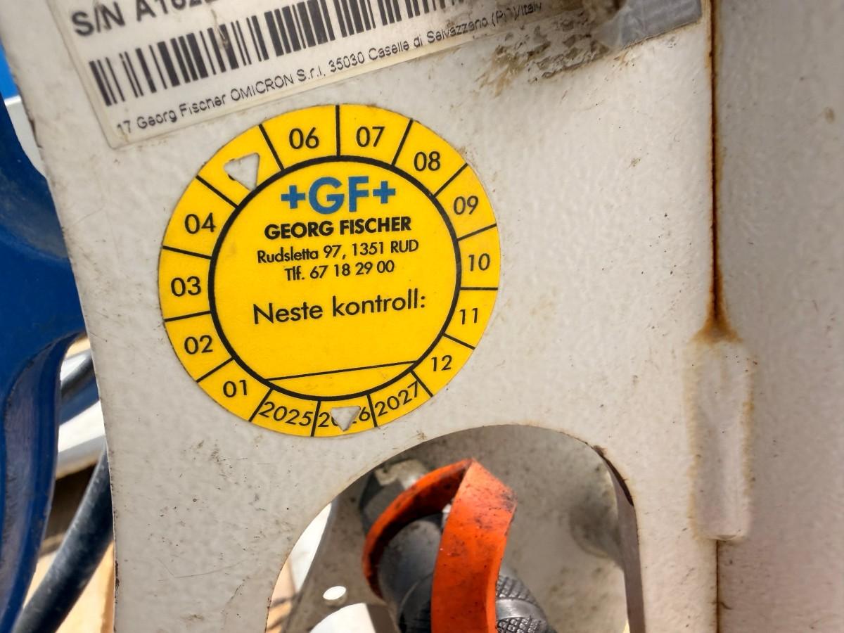 2023 GF 315 TOP PE-rørsveisemaskin 90–315 mm med reduksjonssett