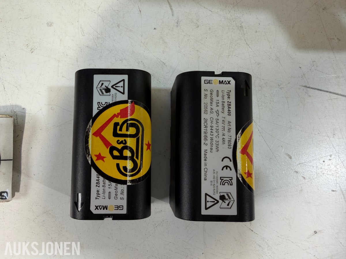 GeoMax Zoom95 totalstasjon med ZRT82 og tilbehør