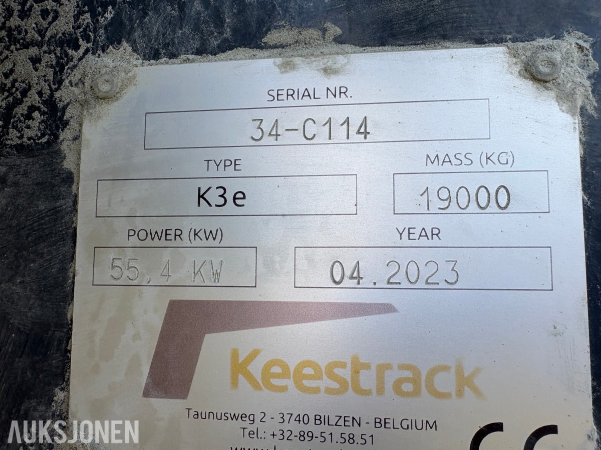 2023 Keestrack K3e plugg inn/ut