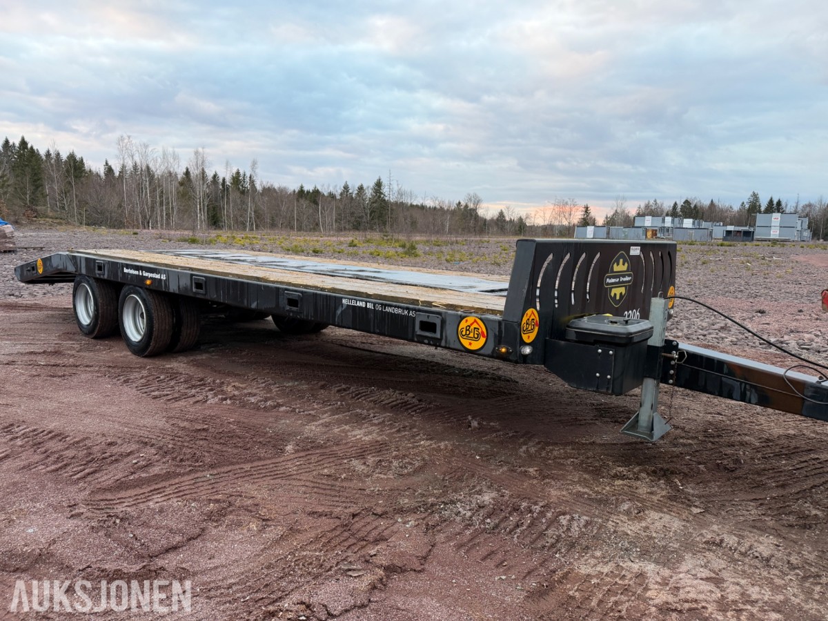 2021 PALMSE METALL PT 5750 Maskintralle med kjørebroer til traktor
