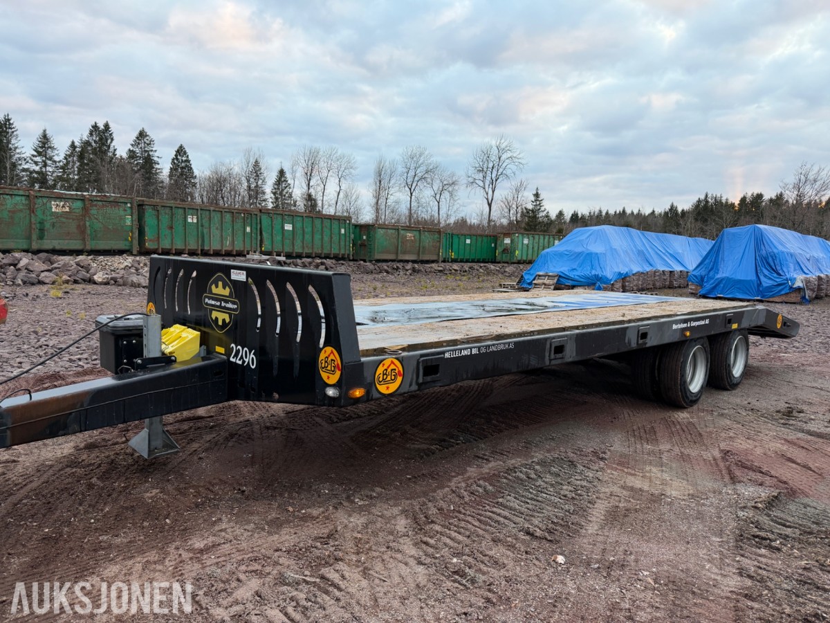 2021 PALMSE METALL PT 5750 Maskintralle med kjørebroer til traktor