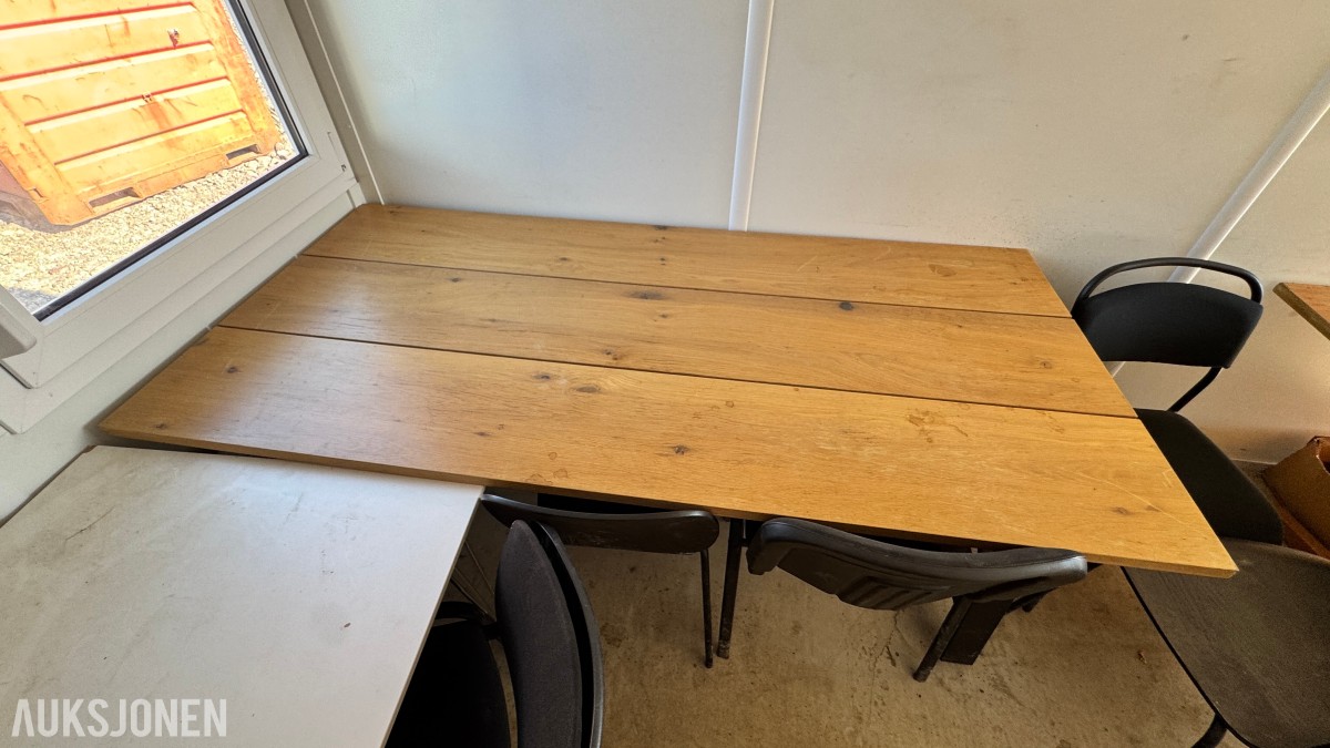20 fots mannskapscontainer / brakkecontainer med 230V elektrisk anlegg