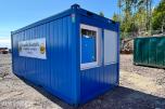 20 fots mannskapscontainer / brakkecontainer med 230V elektrisk anlegg