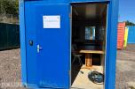 20 fots mannskapscontainer / brakkecontainer med 230V elektrisk anlegg