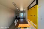 20 fots mannskapscontainer / brakkecontainer med 230V elektrisk anlegg
