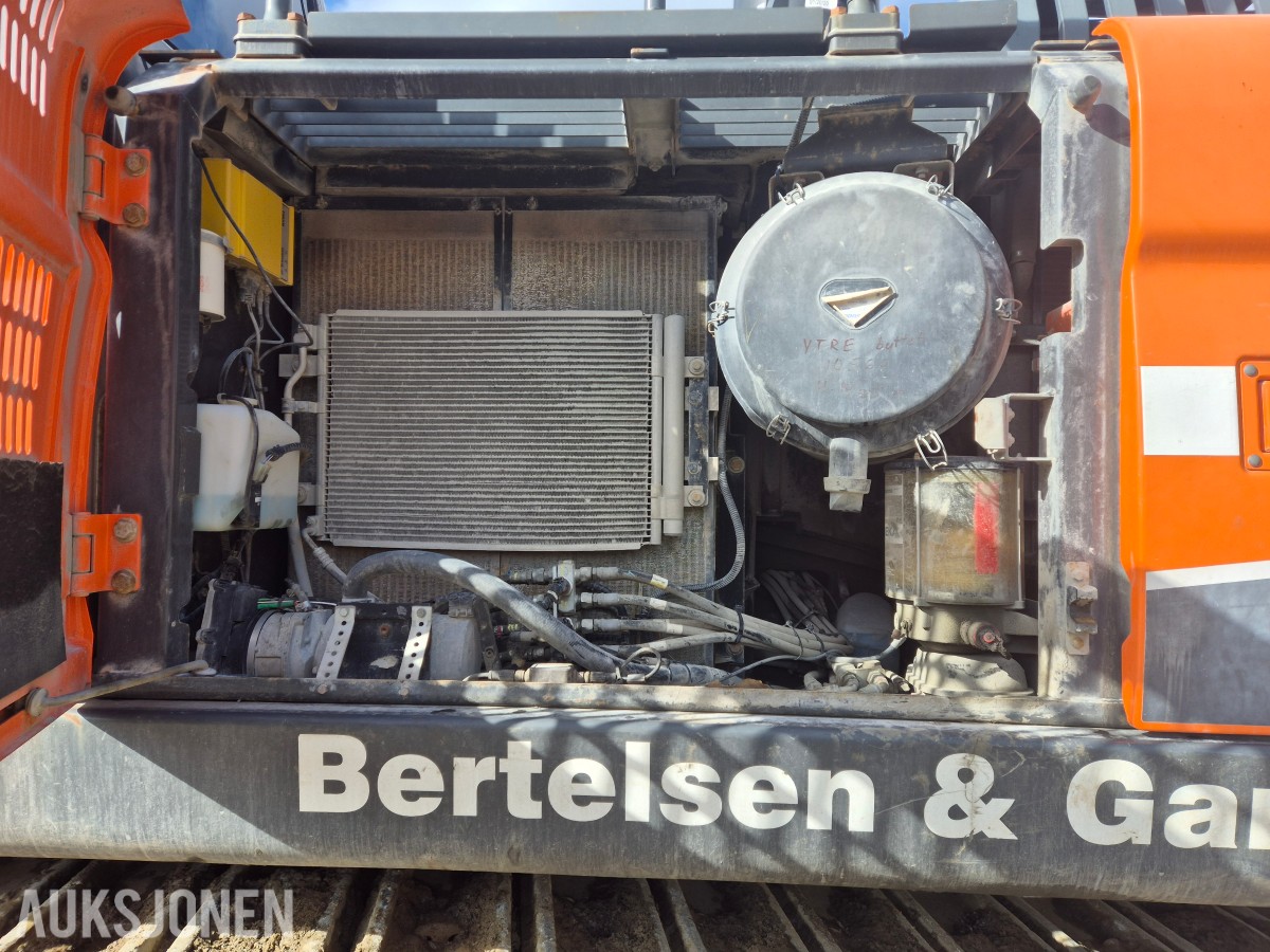 Doosan DX380LC-5. GPS, sentralsmøring, to-kam plater