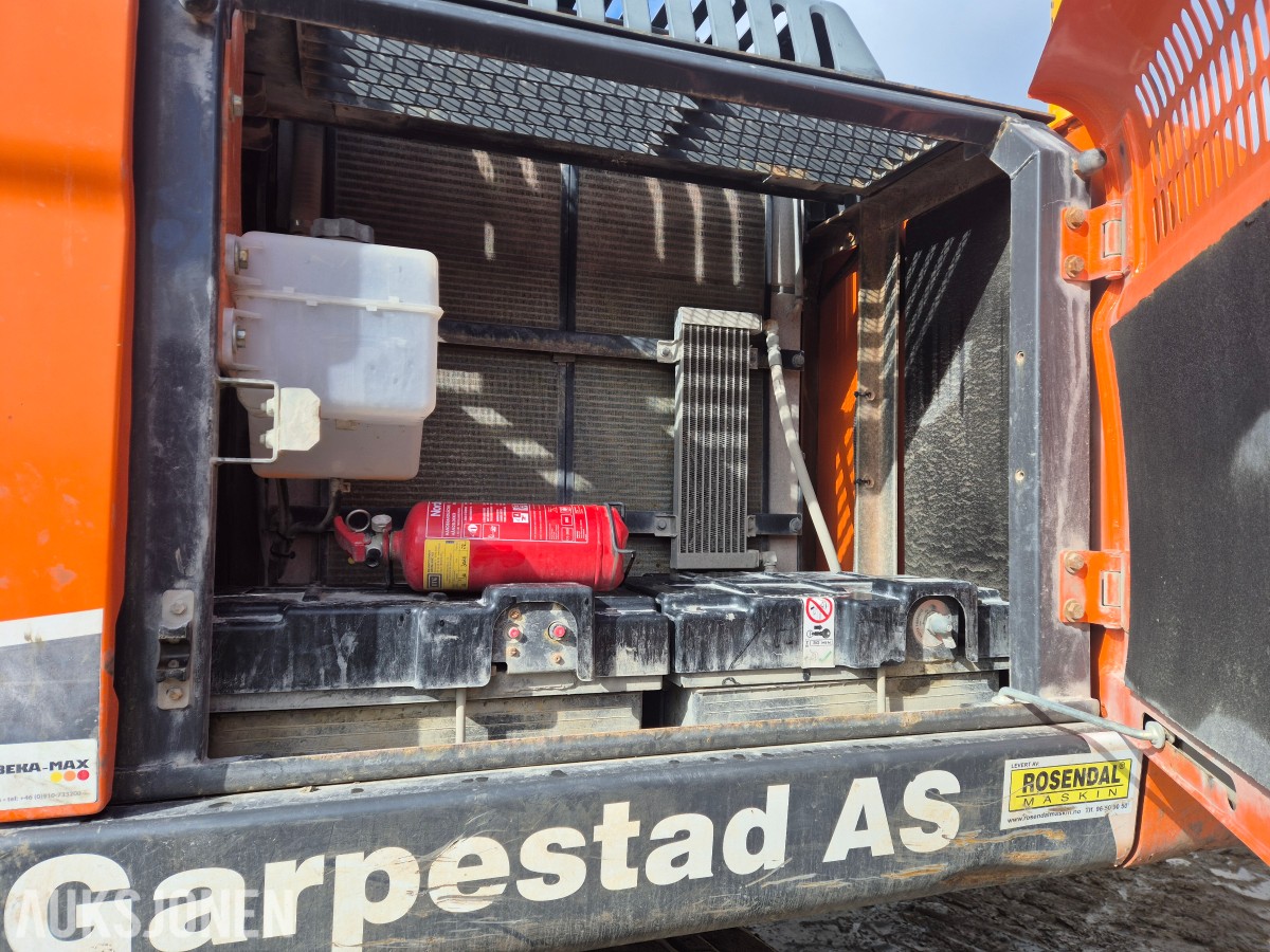 Doosan DX380LC-5. GPS, sentralsmøring, to-kam plater
