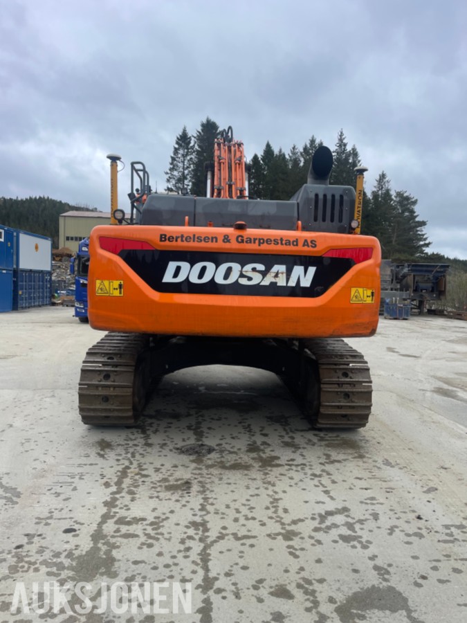 Doosan DX380LC-5. GPS, sentralsmøring, to-kam plater