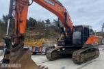 Doosan DX380LC-5. GPS, sentralsmøring, to-kam plater