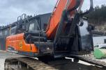 Doosan DX380LC-5. GPS, sentralsmøring, to-kam plater