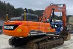 Doosan DX380LC-5. GPS, sentralsmøring, to-kam plater