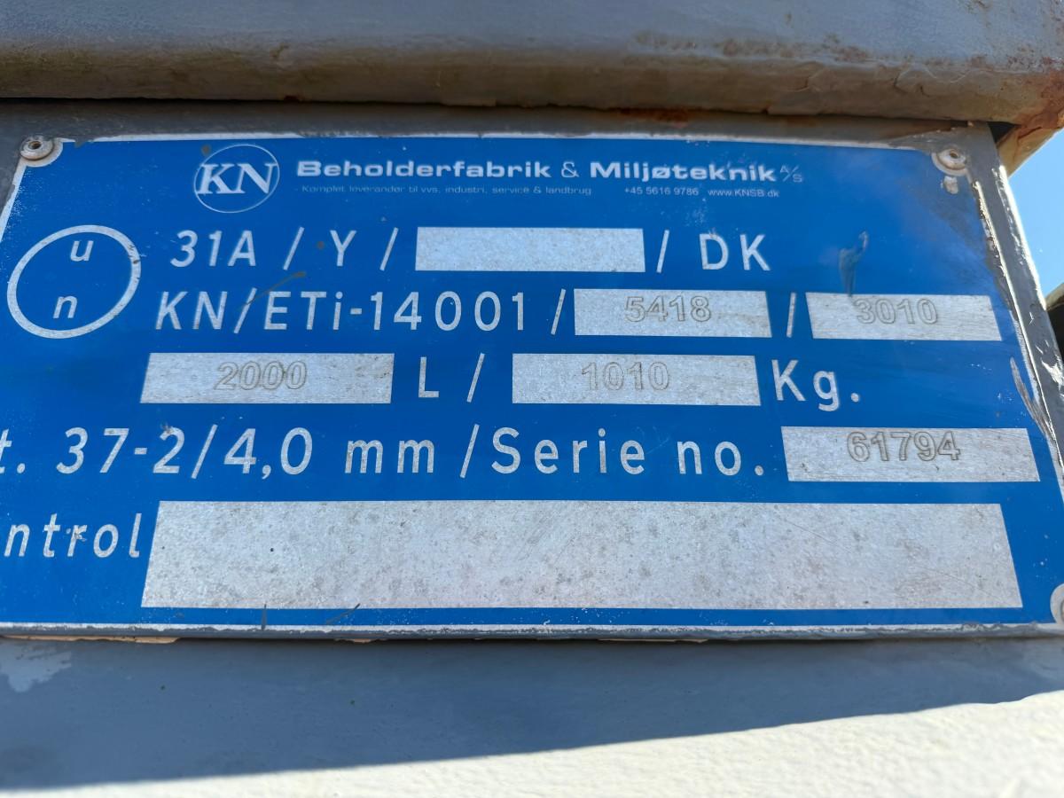 Dieseltank 2000 liter - Pumpe