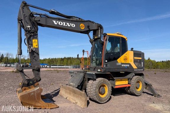 2017 Volvo EW160E – med skjær og støtteben - Knekkbom - S60 - Sertifisert til 06/2026
