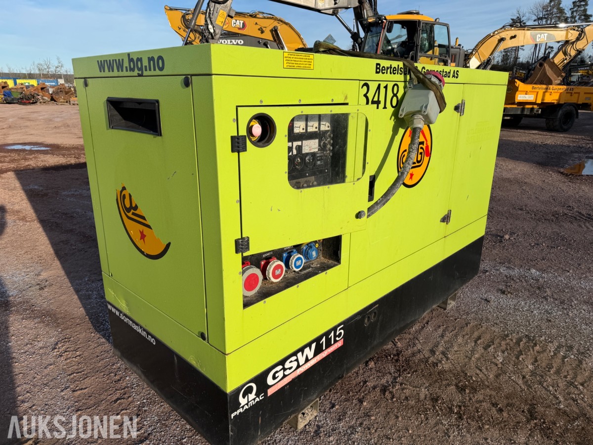 2021 PRAMAC GSW 115 kVA Aggregat