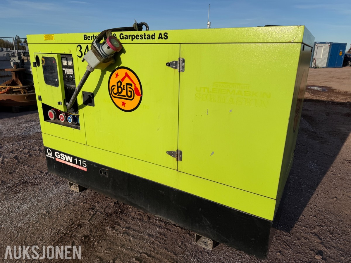 2021 PRAMAC GSW 115 kVA Aggregat