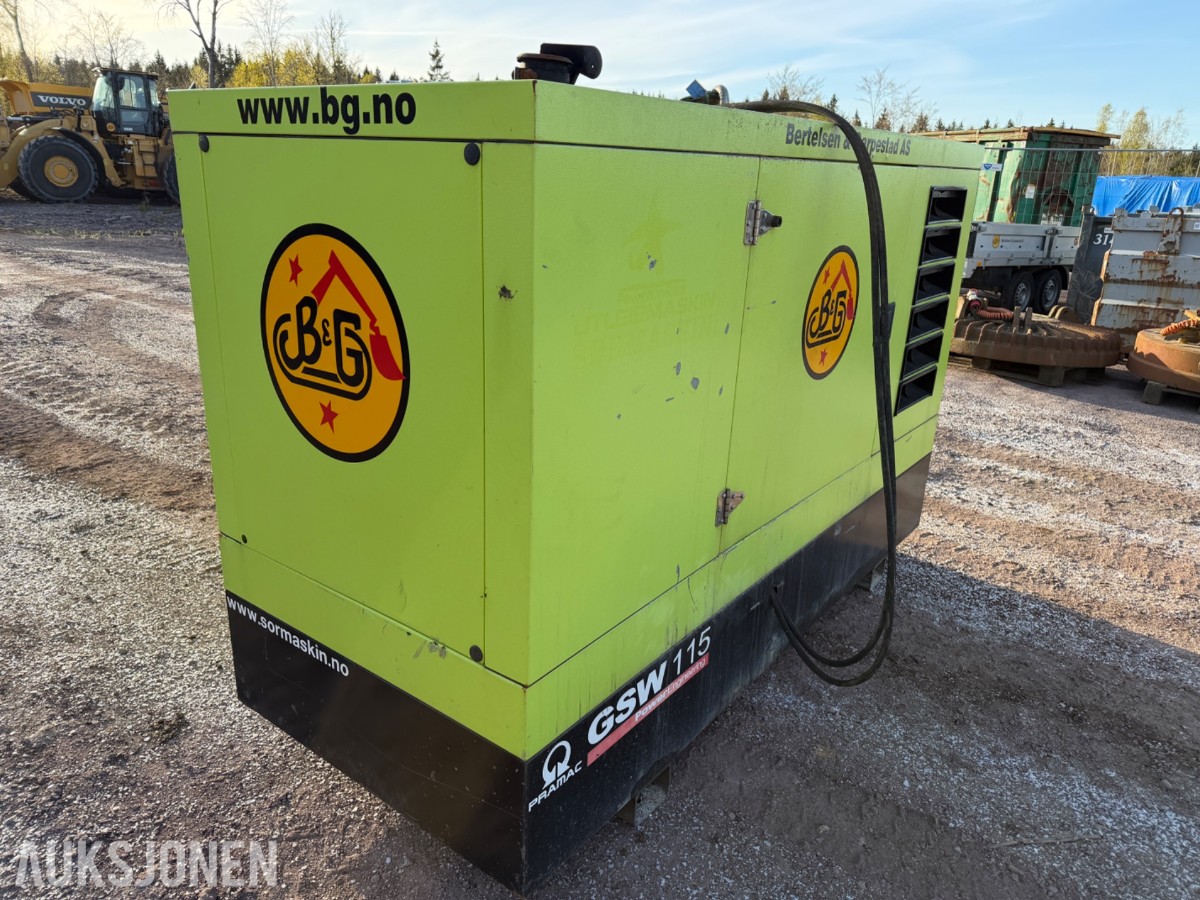 2021 PRAMAC GSW 115 kVA Aggregat