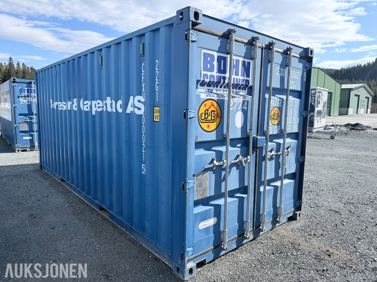 20 fots container med mye VA rørdeler ++