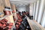 20 fots container med mye VA rørdeler ++