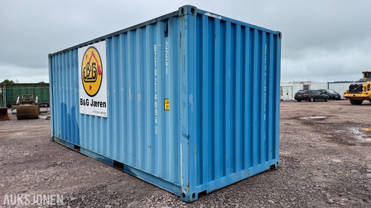 2014 Container 20 Fot arbeidscontainer – verktøy, løfteutstyr, materiell og tilbehør