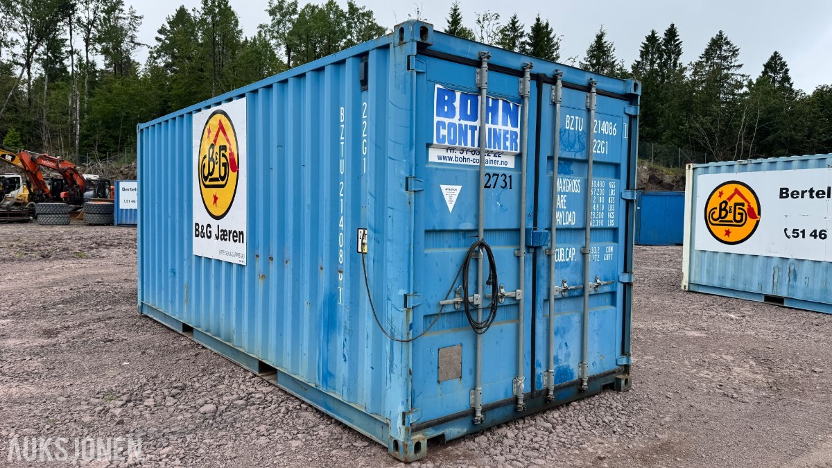 2014 Container 20 Fot arbeidscontainer – verktøy, løfteutstyr, materiell og tilbehør