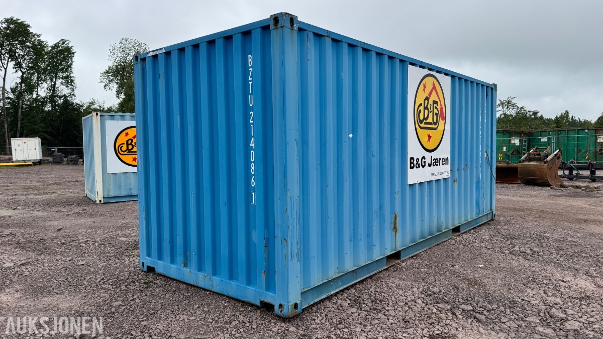 2014 Container 20 Fot arbeidscontainer – verktøy, løfteutstyr, materiell og tilbehør