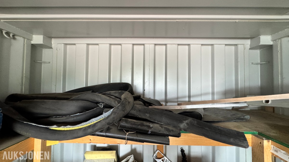 2014 Container 20 Fot arbeidscontainer – verktøy, løfteutstyr, materiell og tilbehør