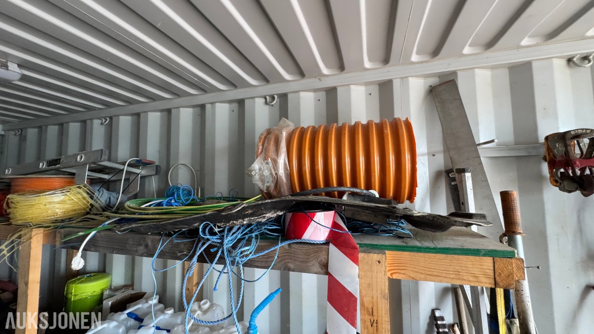 2014 Container 20 Fot arbeidscontainer – verktøy, løfteutstyr, materiell og tilbehør