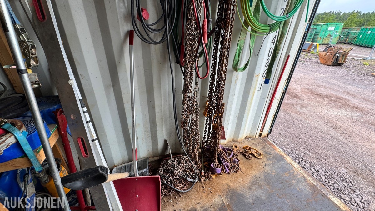 2014 Container 20 Fot arbeidscontainer – verktøy, løfteutstyr, materiell og tilbehør