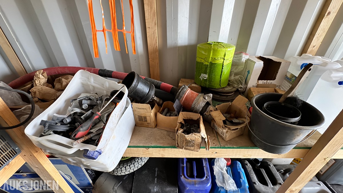 2014 Container 20 Fot arbeidscontainer – verktøy, løfteutstyr, materiell og tilbehør