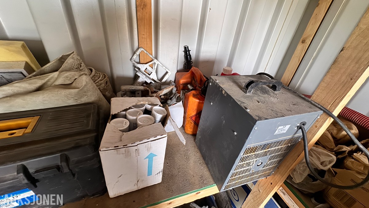 2014 Container 20 Fot arbeidscontainer – verktøy, løfteutstyr, materiell og tilbehør